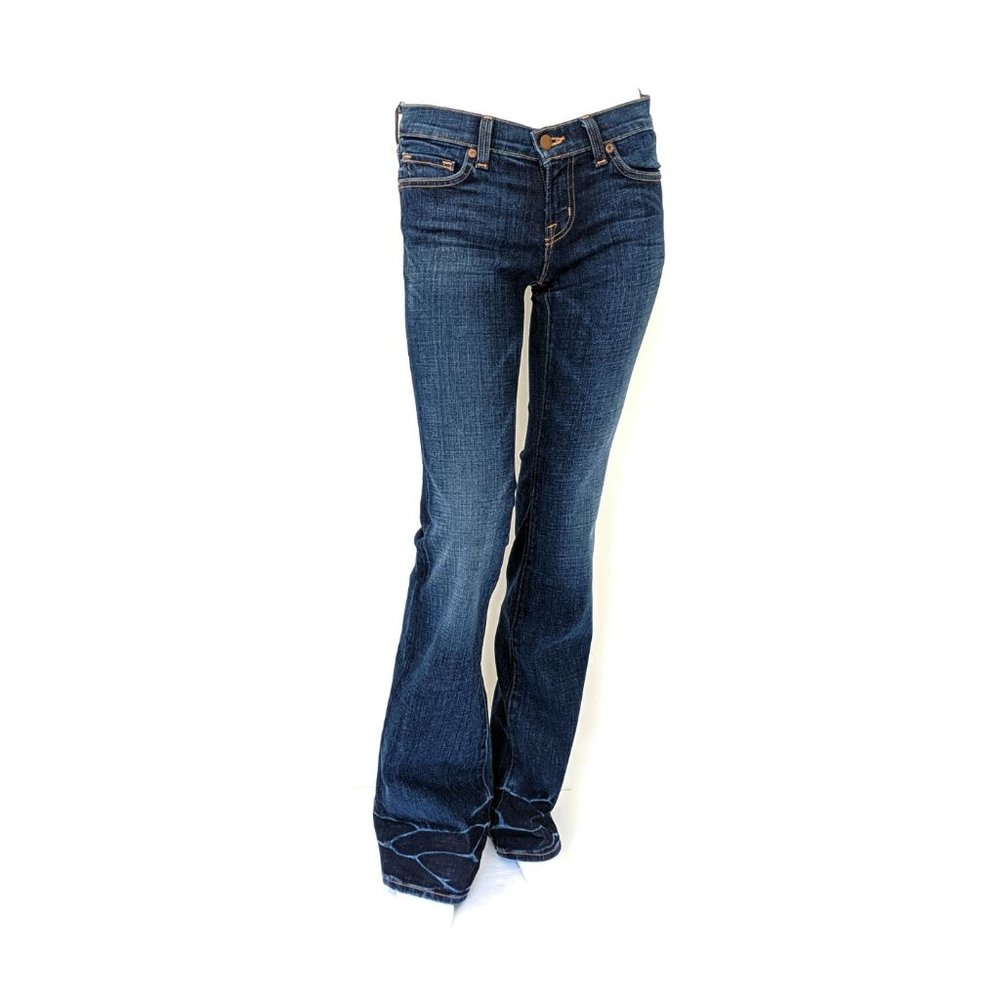 NWOT J Brand Dark Rinse Low Rise Boot Cut Jeans